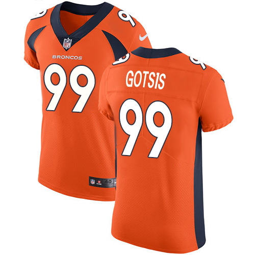 Nike Broncos #99 Adam Gotsis Orange Team Color Men's Stitched NFL Vapor Untouchable Elite Jersey